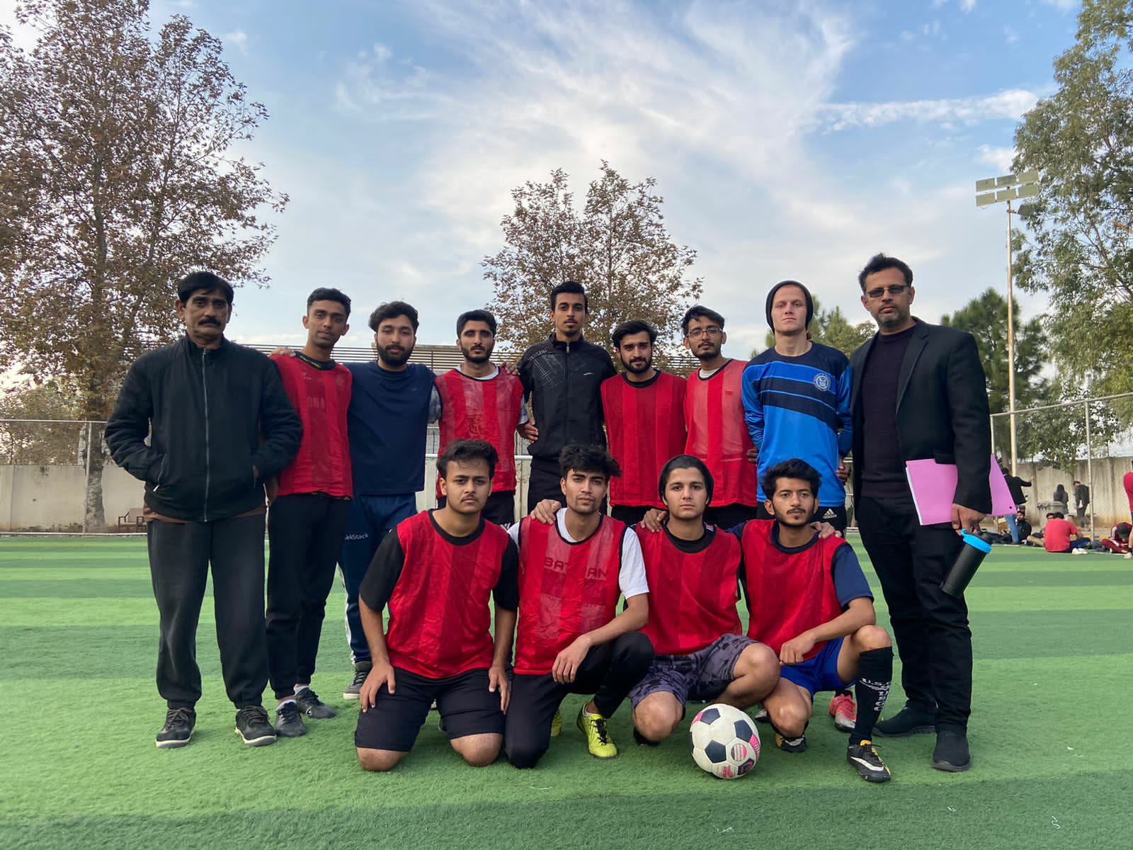Computer science won the Interdepartment Futsal Tournament. Bs English (Runner up)