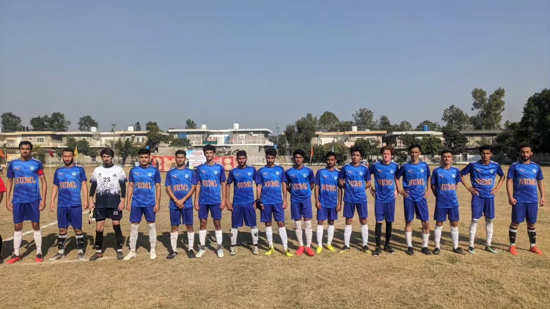 NUML won the HEC Intervarsity Football Championship Zone E 2023-24