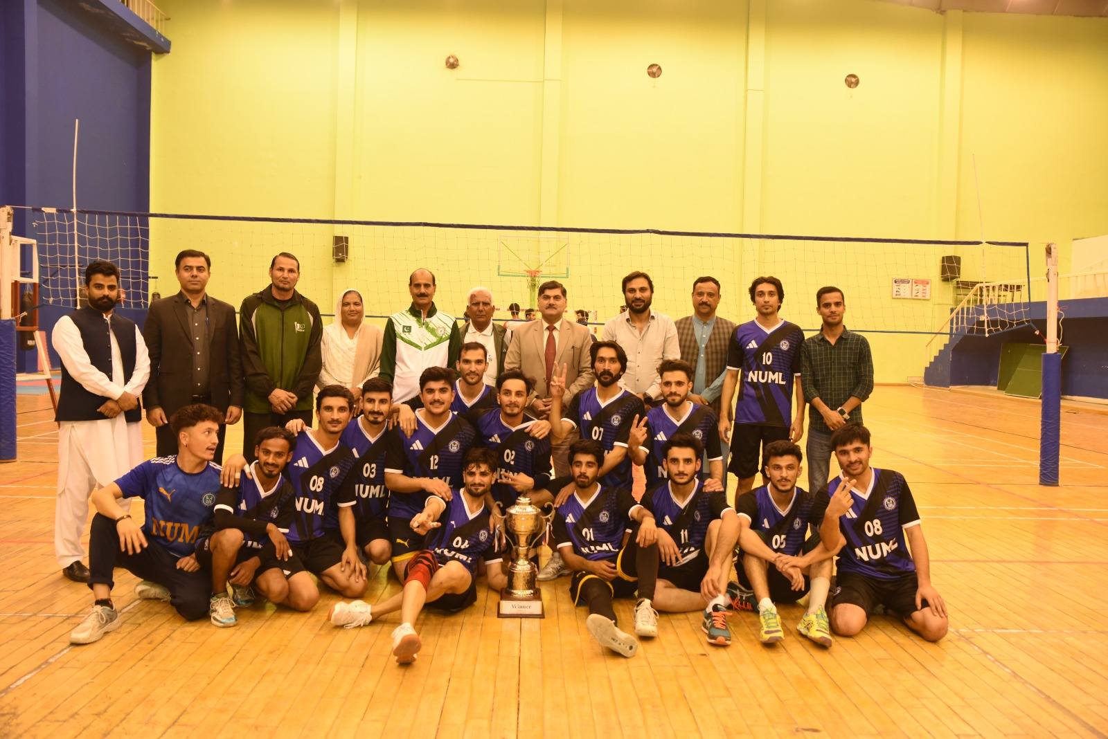 NUML Wins HEC Intervarsity Volleyball Championship Zone-E 2024-25