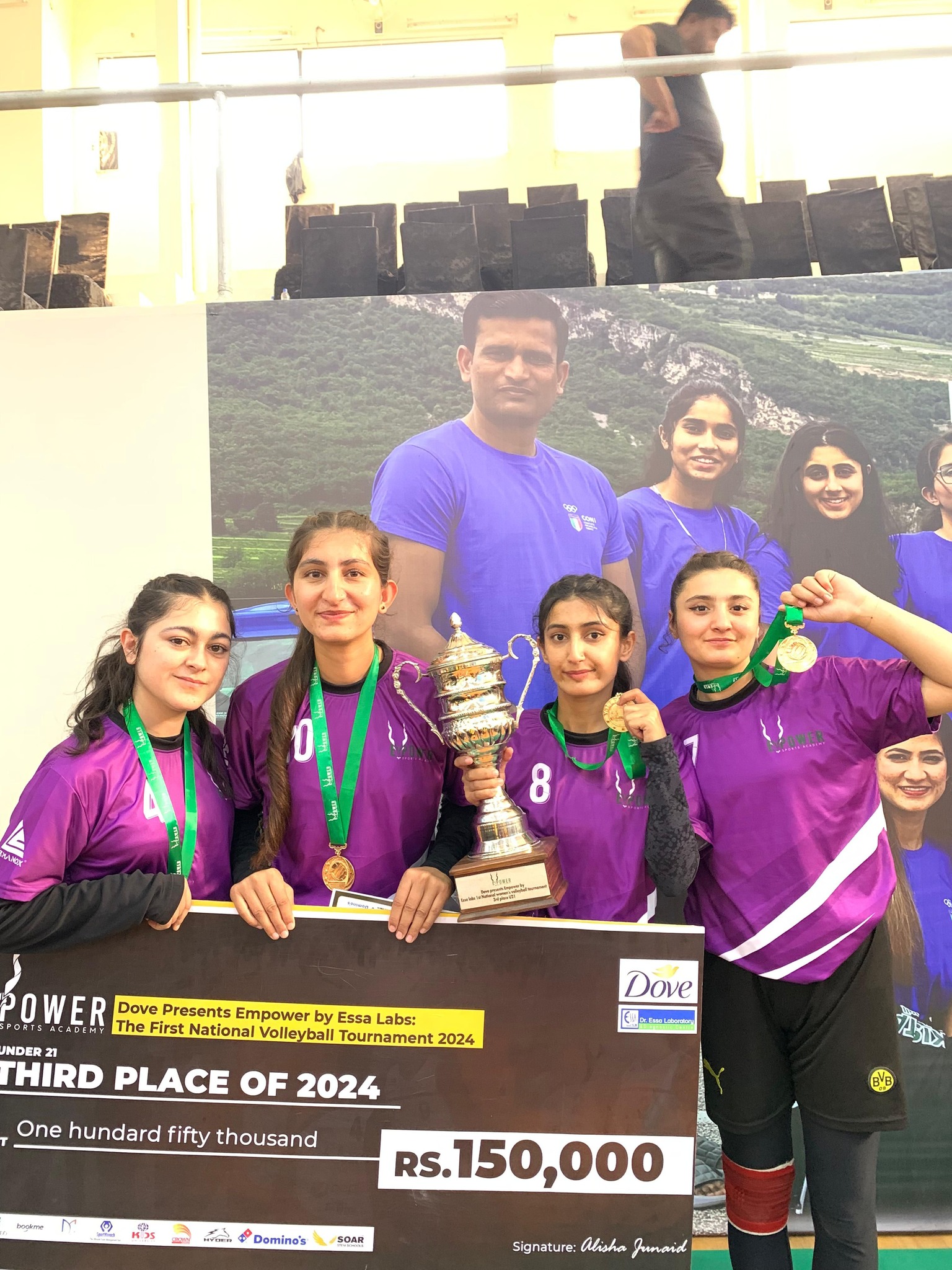 NUML Students Excel at the 1st National Women's Volleyball Championship in Karachi